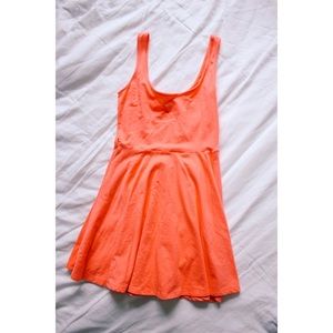 Coral tank top dress